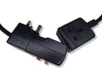 1m RCD protected single socket 13amp heavy duty extension lead