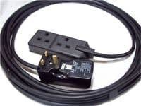 30m RCD protected double socket  13amp heavy duty (2.5mm cable)  extension lead