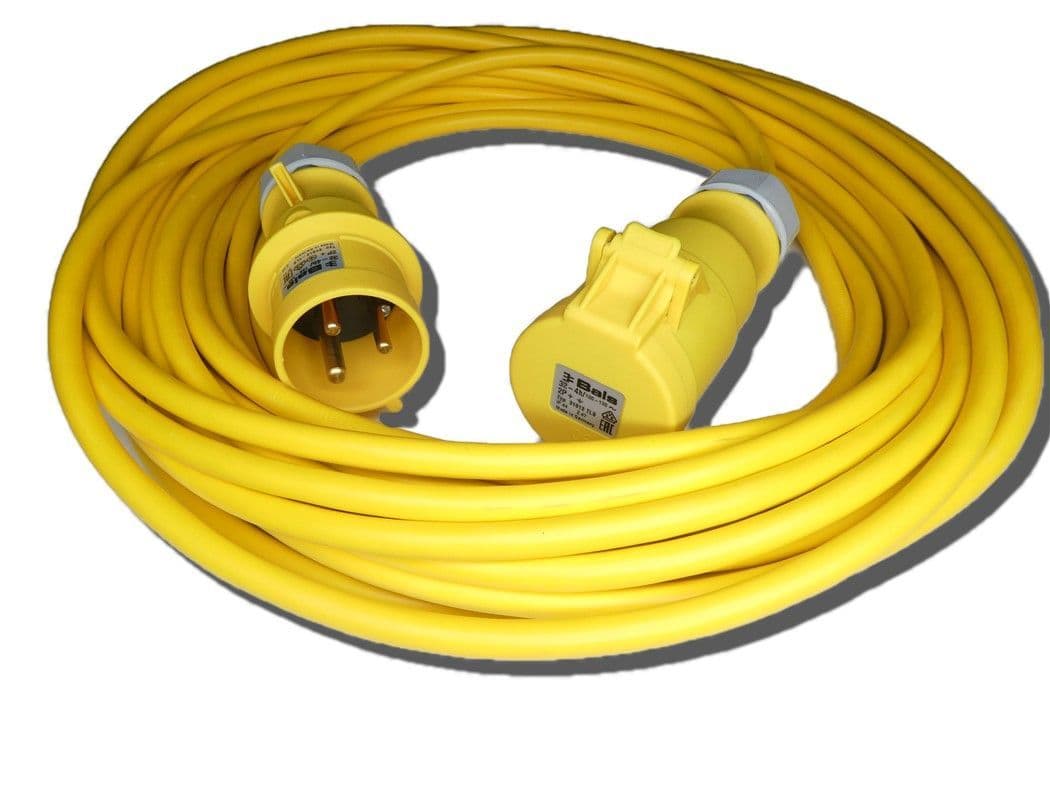 3m 110v 32amp extension lead 4mm cable IP44 rated