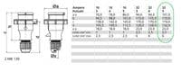 400volt 5 pin 32a IP67 rated industrial plug Typ:Bals 210607