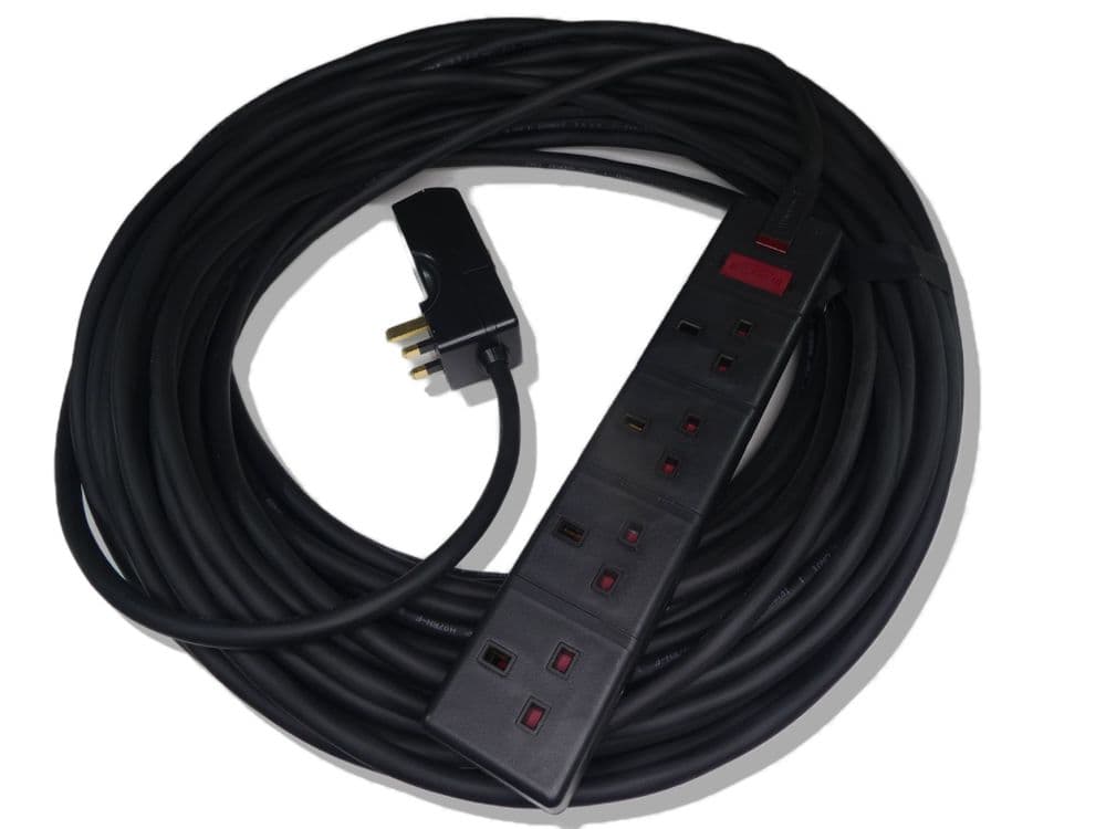 45m RCD protected 4 gang socket 2 5mm cable extension lead