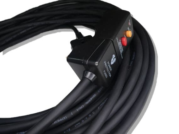 50m RCD protected single socket 13amp (2.5mm cable) extension lead