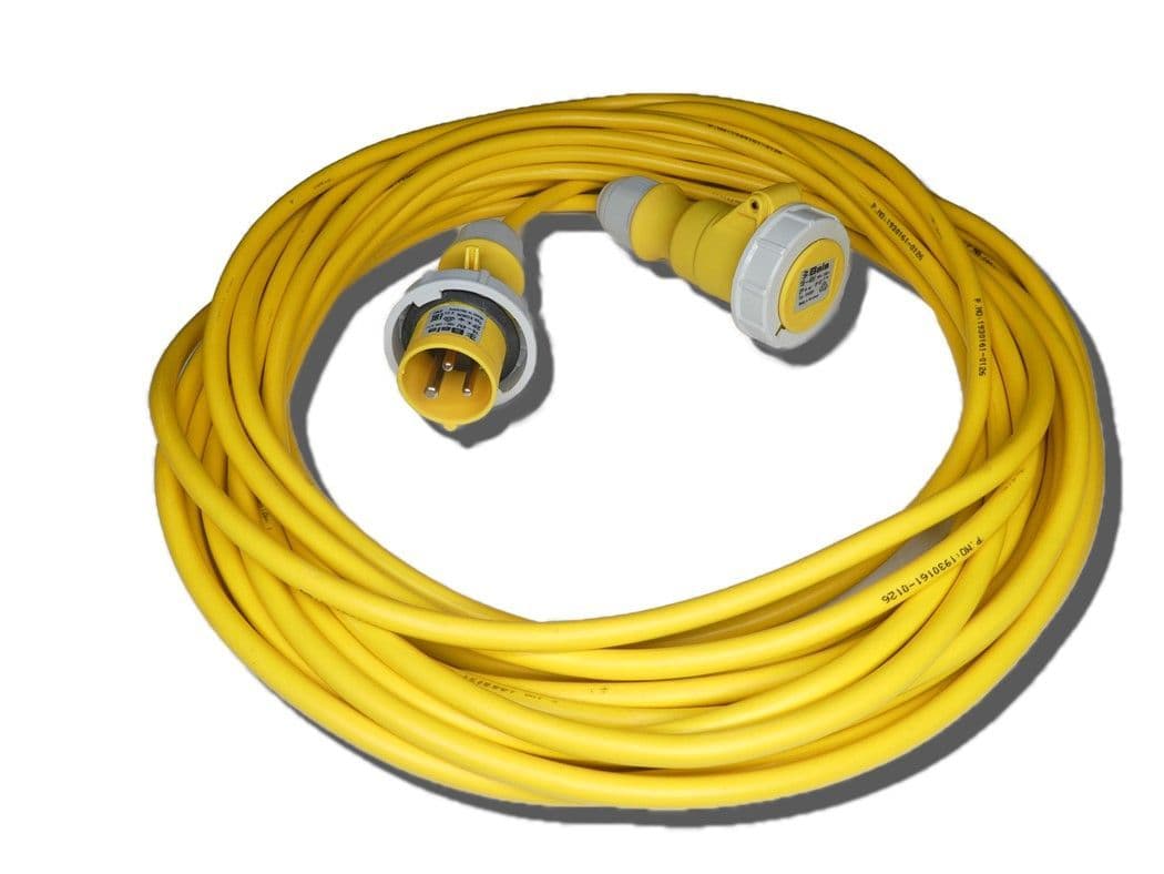 6m 110v 16amp extension lead 2 5mm cable IP67 rated
