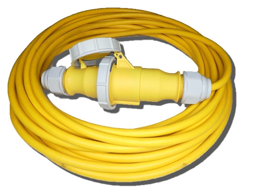 6m 110v 32amp extension lead 6mm cable IP67 rated