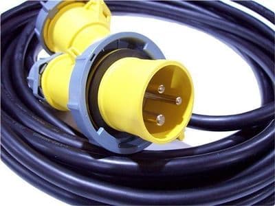 7metre tough rubber 110volt 32amp extension lead (water proof)