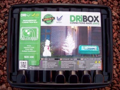 DRiBOX 330 large perfect for our 4 way outdoor extension leads