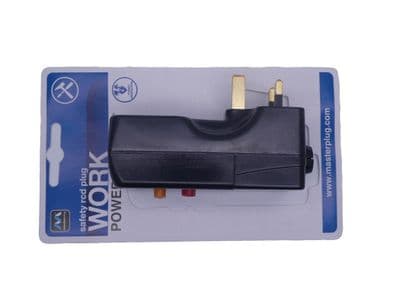 Masterplug Safety 13amp rewireable RCD plug top