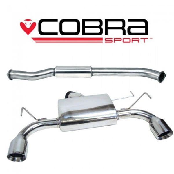 Nissan 350z Cobra Sport Exhaust NZ02 - Middle + Rear (Resonated)