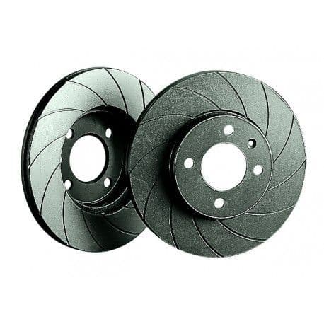 Nissan 370z Black Diamond Front 12 Groove Brake Discs KBD3057G12
