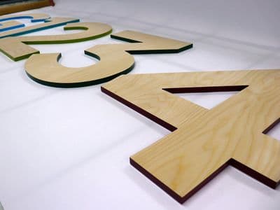 Marine Ply Letters & Numbers