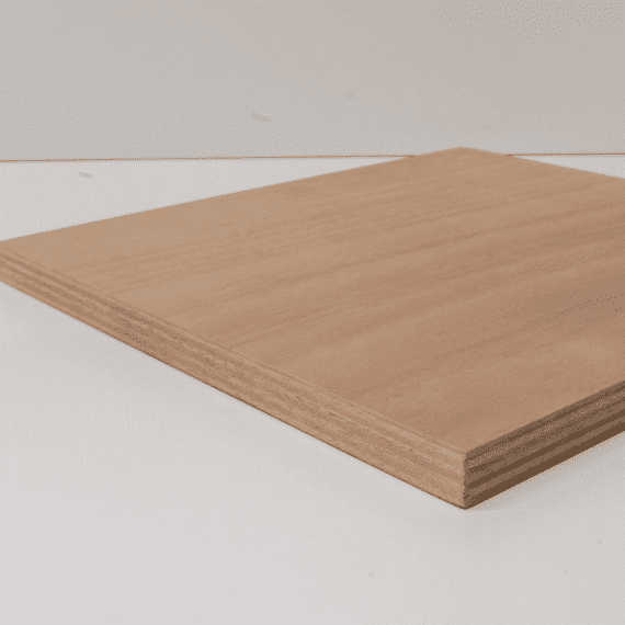 Marine Ply Sheet 1220mm x 1220mm Gaboon (Okoume) Throughout BS1088 WBP