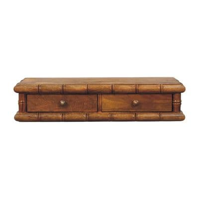 Bamboo Wall Mounted Console Table