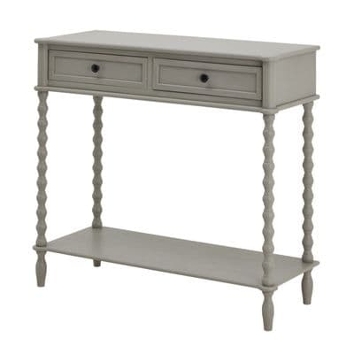 Camden Two Drawer Grey Console Table