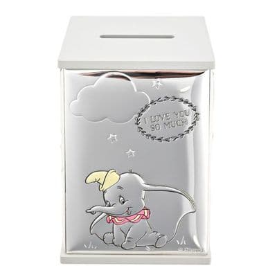 Disney Silver Plated Dumbo MoneyBox