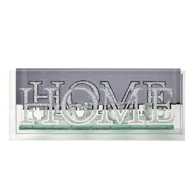Hestia Mirror & Crystal Home Tealight Holder