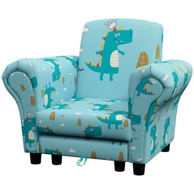 Kids 2 Piece Dinosaur Sofa Set