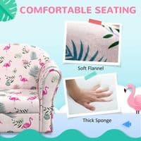 Kids Flamingo Design Armchair