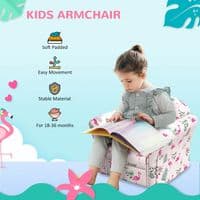 Kids Flamingo Design Armchair
