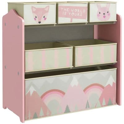 Kids Pink Storage Unit