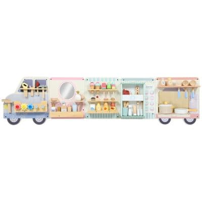 Kids Wooden 5 In 1 Busy Board Activity Wall Panel