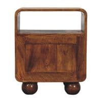 Larissa 2 Drawer Rattan Front Nightstand
