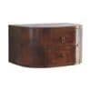 Lunar 2 Drawer Floating Bedside Table