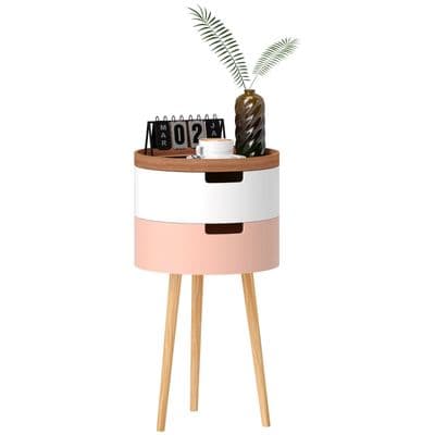 Multi coloured 3 Tier Tray Top Side Table