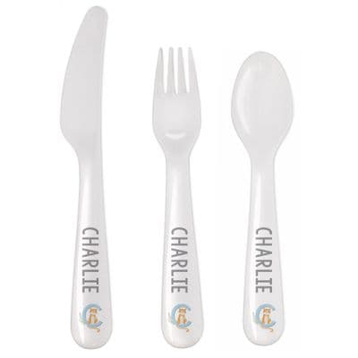 Personalised Animal Alphabet Cutlery Set