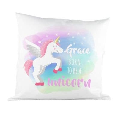 Personalised Baby Unicorn Cushion Cover