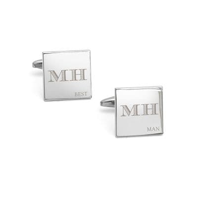 Personalised Best Man Pacific Style Cufflinks