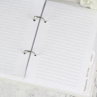 Personalised Botanical Border Wedding Planner