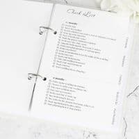 Personalised Botanical Border Wedding Planner