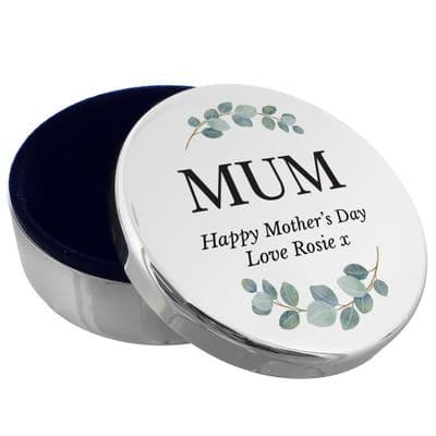 Personalised Botanical Trinket Box