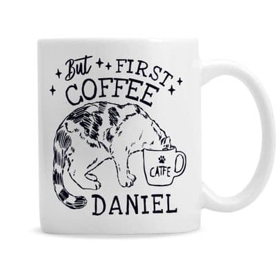 Personalised But First Coffee Mug