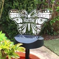 Personalised Butterfly Solar Light