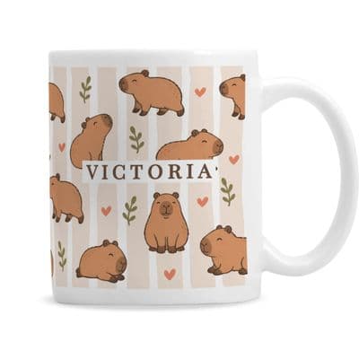 Personalised Capybara Mug