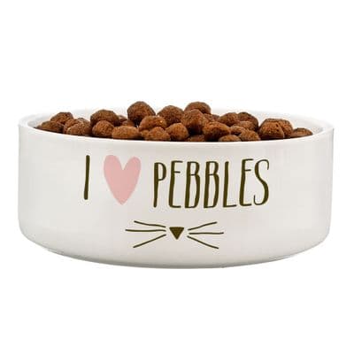 Personalised Cat Features  Pet Bowl