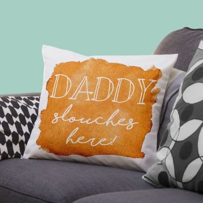 Personalised Coastal Watercolour Cushion Cover