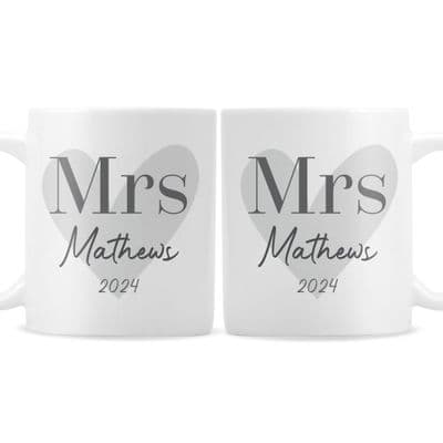 Personalised Couples Mug Set