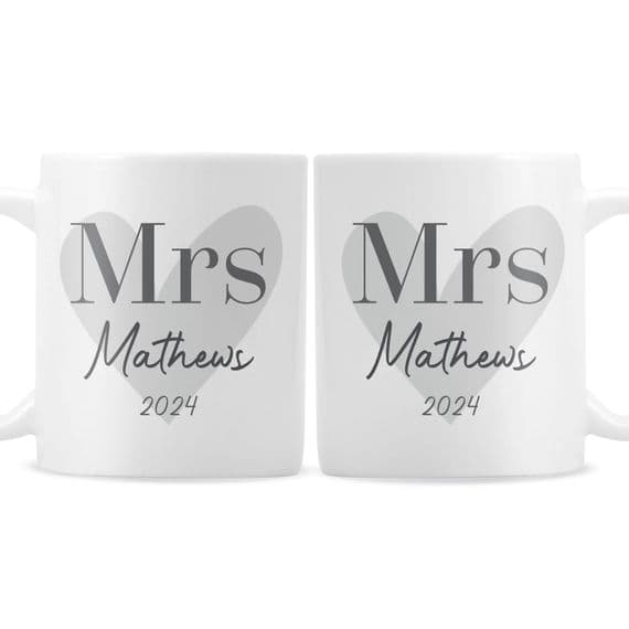 Personalised Couples Mug Set