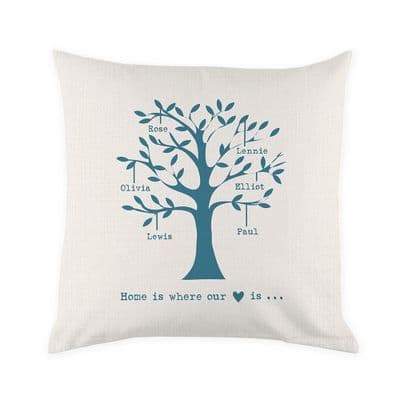 Personalised Family Tree Cushion Cover