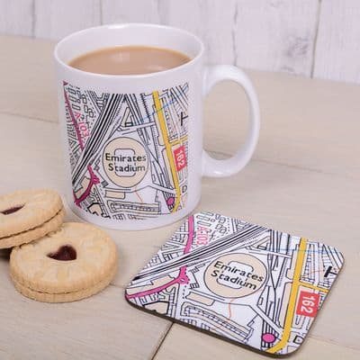 Personalised Favourite Place Mug & Coaster Set