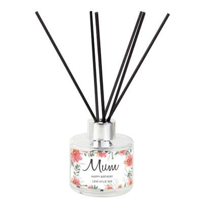 Personalised Floral Sentimental Reed Diffuser