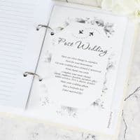 Personalised Floral Watercolour Wedding Planner