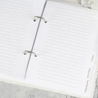 Personalised Floral Wedding Planner