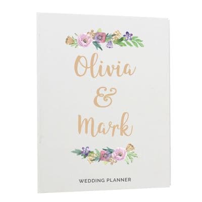 Personalised Floral Wedding Planner