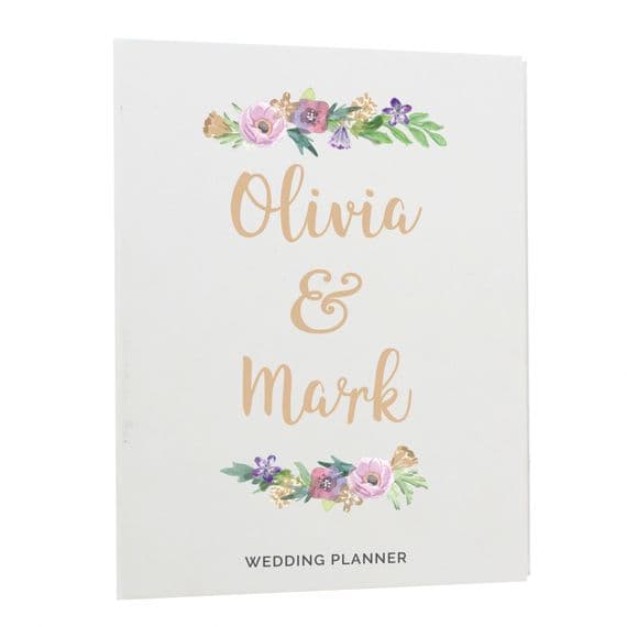 Personalised Floral Wedding Planner