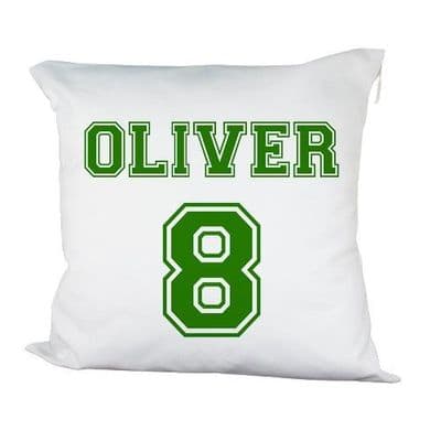 Personalised Football Kit Cushion Cover