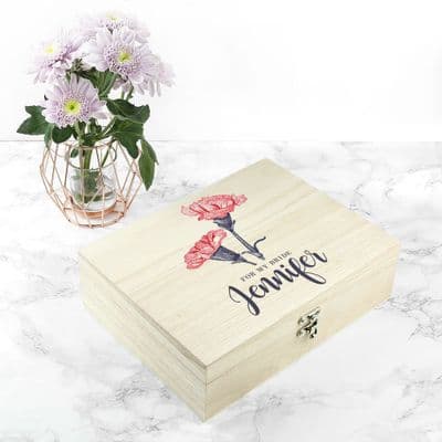 Personalised For My Bride Wedding Day Memory Box