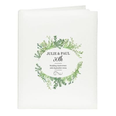 Personalised Fresh Botanical Photo Album